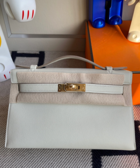 에르메스 미니 켈리백22 그리스펄 금장 스위프트